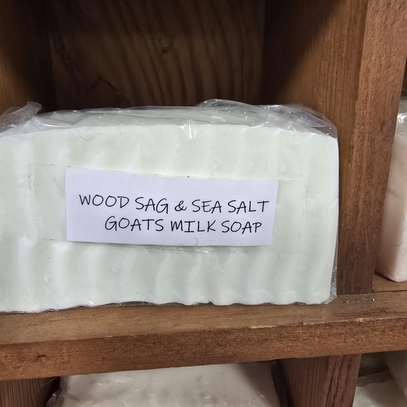 Wood Sage and Sea Salt Goat Milk Soap - Picture 1 of 2